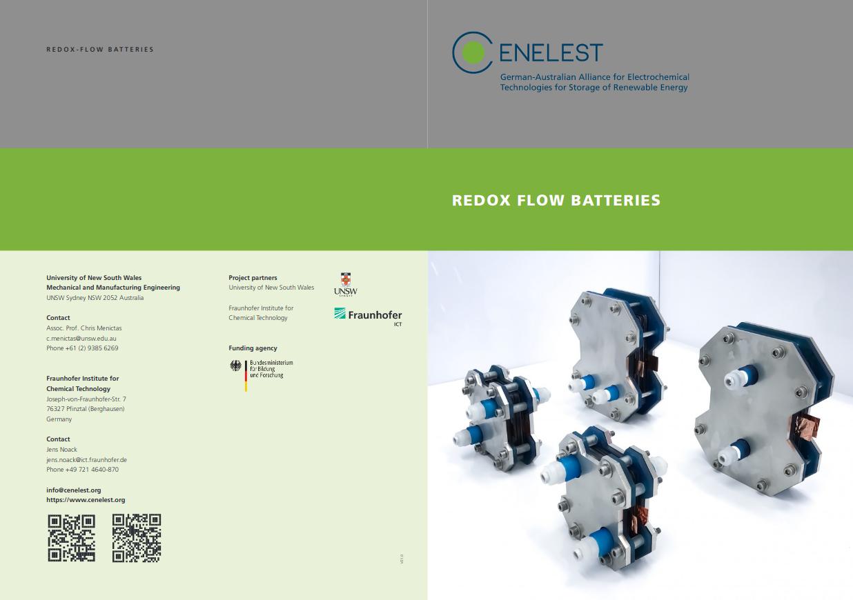 Redox flow battery cell stacks developed within CENELEST
