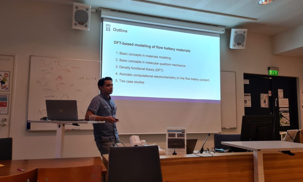 SONAR attended the autumn school of the Nordic Flow Battery Network