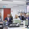 European Union Energy Commissioner Kadri Simson and the Hon Chris Bowen MP, Australian Minister for Climated Change and Energy toured UNSW, including a visit CENELEST redox flow battery research facilities.